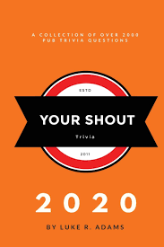 If you fail, then bless your heart. Your Shout Trivia 2020 Adams Luke R Amazon Com Mx Libros