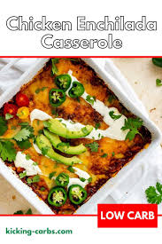 Keto Chicken Enchilada Casserole Recipe In 2020 Chicken Enchilada Casserole Easy Chicken Enchilada Casserole Delicious Low Carb Recipes