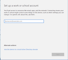 Device Registration Azure Ad Join Option Missing In Win10