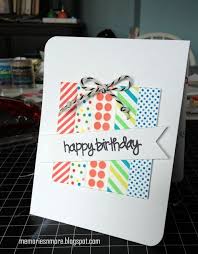 About our rainbow washi tape. Memories More Washi Cards Paper Cards Birthday Cards Diy Bday Cards