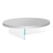 Sustainably sourced in home fair trade. Air Coffee Table Lacquered Lago Round Top
