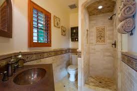 A doorless shower is one where the shower area is enclosed, but not completely. Doorless Showers 101 Getting To Know This Trendy Bathroom Design Bob Vila