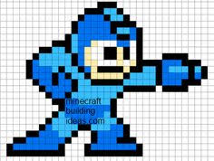 40 mejores imagenes de megaman pixel art dibujos en cuadricula arte de 8 bits dibujos pixelados megaman pixel art