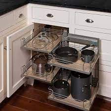 High quality furniture in solid poplar. Magic Corner Cabinets In Nashik Paras Kitchen Industries Id 2597377491