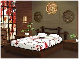 Of course, no one calls you to sleep on a futon, but the bed. Set Of Bedroom Furniture In Asian Style This Set Will Be An Indispensable Addendum For Your Oriental H Jogos De Quarto Quartos Estilo Asiatico Quarto Oriental