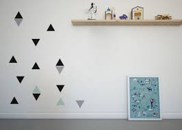 Wand Streichen Muster Ideen Kleine Schwarze Dreiecke Wande Streichen Wand Streichen Muster Haus Deko