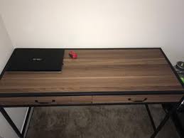 Updated over a month ago. Mainstays Metro Desk With 2 Drawers Warm Ash Walmart Com Walmart Com