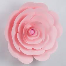 Giant 16 Inch Pre Made Light Pink Ranunculus Paper Flower Wedding Backdrop Wall Decor 3d Diy