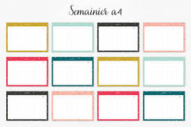 Calendrier 2021, d'une semaine par page avec 6 colonnes. Diy Un Planner A Imprimer Juliette Lebreton
