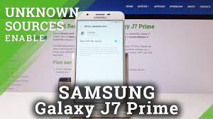 How To Allow App Installation In Samsung Galaxy J7 Prime Enable Unknown Sources Youtube