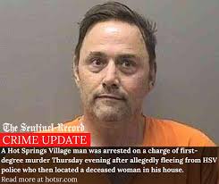 A Hot Springs Village man was arrested