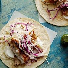 Grilled gourmet shrimp taco, with corn tortilla. Grilled Fish Tacos Recipe Recipe Grilled Fish Tacos Cooking Channel Recipes Recipes