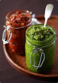 Sicilian Nut Pesto And Pesto Rosso I Can Safely Say That Almost Without Exception My Taste For The Finer Things In Life Waited Un Food Pesto Recipe Recipes