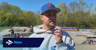 Alex Warren enjoys 'perfect' Glasgow weather at skate park ahead of Hydro gig