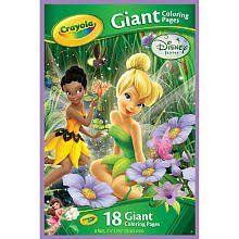 Crayola Giant Color Pages Disney Fairies By Crayola 5 75 The Crayola Giant Color Pages Disney Fairies Lets Disney Fairies Disney Activities Crayola Toys