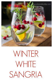 White Wine Sangria With Cranberries And Orange Recipe White Cranberry Juice Low Alcohol Drinks White Sangria