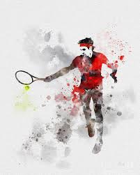 Federer Poster By My Inspiration In 2020 Tennis Wallpaper Roger Federer Tennis Art