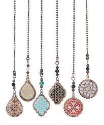The illuminated natural mica housing includes six 7 a traditional gyro ceiling fan in a belcaro walnut finish. Look At This Decorative Fan Pull Set Of Six On Zulily Today Fan Pulls Decorative Fan Ceiling Fan Pulls Diy