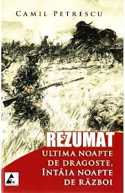 Rezumat Scurt Si Pe Capitole Ultima Noapte De Dragoste Intaia Noapte De Război Rezumate Cărți Citeste Cărți Online Pdf Caracterizări Referate Si Comentarii Cărți