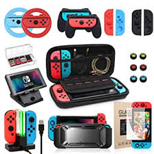 Here are some things you need to remember when playing on the switch. Amazon Com Switch Accessories Bundle Kit With Carrying Case Protective Case With Screen Protector Compact Playstand Game Case Joystick Cap Charging Dock Grip And Steering Wheel For Nintendo Switch 10 In 1 Video Games