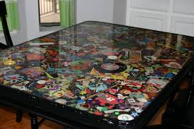 Diy resin river table using clear epoxy casting resin and wood: An I Spy Tabletop What A Great Idea Diy Table Top Resin Table Top Auction Projects