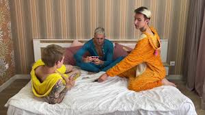 At a pajama party, the guys decided to have hard sex