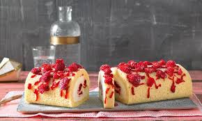 Panna Cotta Himbeer Rolle Rezept Panna Cotta Lecker Backen Kuchen Und Torten