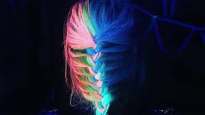 Like most color jobs, hair should be taken lighter first to create a bleach base so that the strands are extra porous in order to absorb the color and reach if you have commitment issues with having your mane permanently glow in the dark, have no fear as there are more temporary color options that are. Glow In The Dark Rainbow Hair Is The Latest Wacky Trend