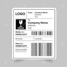 Ups shipping tool 1.30 is considered as a professional and useful tool that helps you easily create shipping labels quickly and easily in an object oriented environment. Shipping Label Template Royalty Free Cliparts Vectors And Stock Illustration Image 76510305