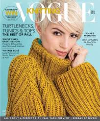 Vogue® knitting the ultimate stitch dictionary by vogue knitting magazine hardcover $29.31. Vogue Knitting Magazine Fall 2019 At Fabulous Yarn