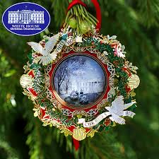 Wilson visited the troops on christmas day in 1918. 2013 White House Woodrow Wilson Christmas Ornament