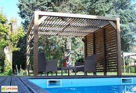 Pergola Bioclimatique Bois Traite Haute Temp Vantelles Toit Paroi Pergola Bioclimatique Pergola Bioclimatique