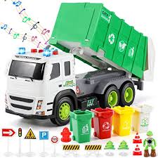 Camion poubelle avec son et lumière