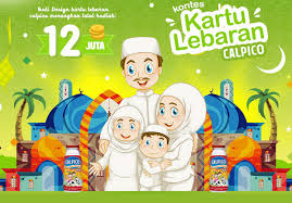 Sebelumnya kami juga pernah membuat beberapa seri kartu akordeon yang bisa digunakan sebagai bahan belajar dirumah, misalnya kartu akordeon rukun islam yang cara pembuatannya sama persis dengan kartu lebaran akordeon yang akan kita buat. Lomba Kartu Lebaran Calpico Berhadiah Uang 12 Juta Voucher Map 2 Juta