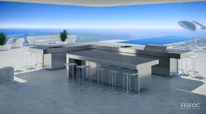 The wet bar outdoor design differs from a regular home bar as it features a sink which guests and family members can use to wash their hands or to maintain the general hygiene of the space. Modern Design Outdoor Kitchens Luxury Outdoor Kitchens