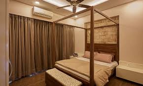 Farmhouse bedroom design is the ideal place to relax and rejuvenate. Earthy Modern Interiors For A 3bhk Home In Mumbai Design Cafe