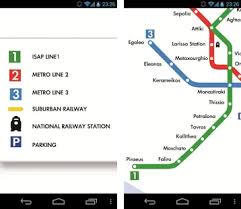 Proposed during the 1910s and first seriously planned in the 1980s, construction of the main line began in 2006 and on the kalamaria extension in 2013. Athens Metro Map Free Offline 2018 Apk Download For Android Latest Version Com Ilicit Athens Metro Hd