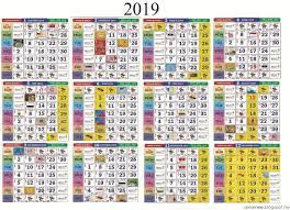 Check out 2020 calendar monthly in various calendar formats for free. Kalendar 2019 Malaysia Serta Cuti Umum Al Hijrah
