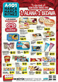 A101 De Secili Algida Dondurma Cesitleri 1 30 Kasim Tarihleri Arasinda 1 Alana 1 Bedava Urunler