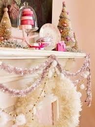 50 Gorgeous Holiday Mantel Decorating Ideas Pink Christmas Decorations Holiday Garlands Christmas Mantels