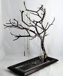 This tree has been carefully painted gold. Check Out This Item In My Etsy Shop Https Www Etsy Com Listing 184253350 Custom Color Leaning Manzanita Stand Jewelry Tree Stand Jewelry Tree Manzanita Tree