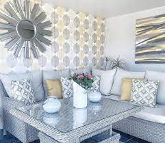 Wallpaper Dinding Ruang Tamu Minimalis Motif Daun Terbaru 2020 Dekor Rumah Ide Dekorasi Rumah Wallpaper Dinding Ruang Tamu