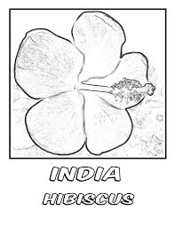 Printable pink hibiscus flower →. Simple Hibiscus Coloring Page Free Printable Coloring Pages For Kids