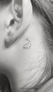 Colored stars tattoos behind ear. 75 More Small Tattoo Ideas From Playground Tattoo Tattoos