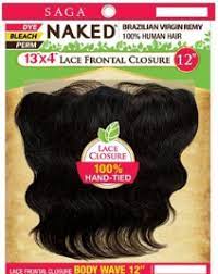 Saga remy hair 12 inch. 100 Human Hair 13x4 Lace Frontal Closure Saga Naked Brazi