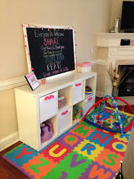 Playroom In Our Small Condo Living Room Baby Play Areas Condo Living Room Small Condo Living
