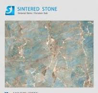 Sintered Stone Amazon Green Big Size Porcelain Slab for Benchtop/Background  Wall