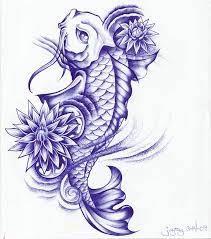 Ball Point Koi And Lotus By Joytoy On Deviantart Koi Tattoo Coy Fish Tattoos Pisces Tattoo Designs