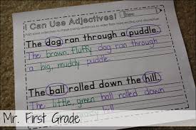 Mr First Grade Mentor Sentences Mentor Sentences First Grade Writing Sentences Kindergarten