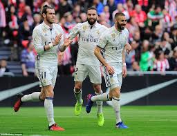Le real est toujours à 2 points de l'atlético avant la dernière journée. Athletic Bilbao 1 2 Real Madrid Match Report Real Madrid Bilbao Madrid